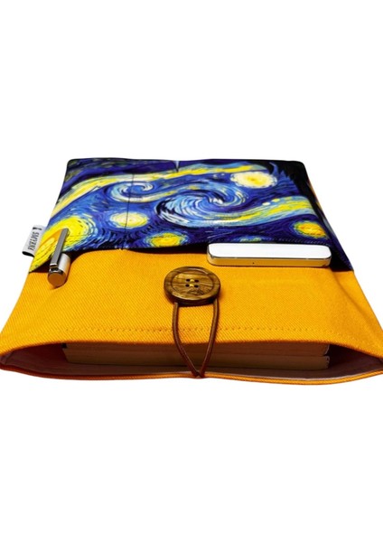 Yıldızlı Gece, Van Gogh, Sarı Çok Amaçlı Kılıf