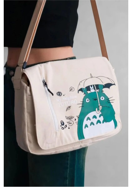 Renkli Totoro Kanvas Posta Çantası, Şık ve Kullanışlı Günlük Taşıma Ürünü fiyatları