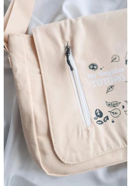 Renkli Totoro Kanvas Posta Çantası, Şık ve Kullanışlı Günlük Taşıma Ürünü