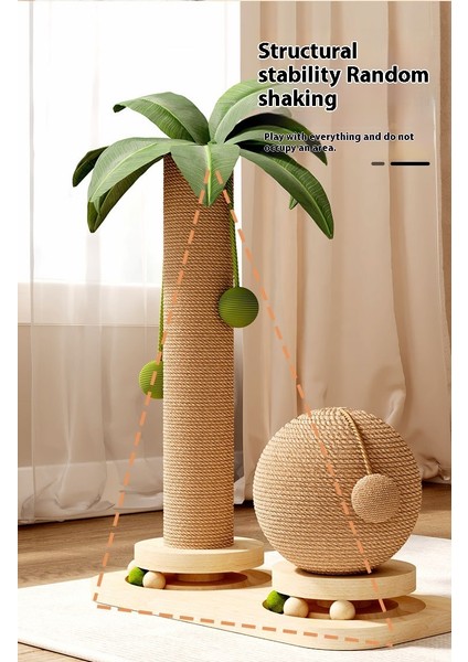 Masif Ahşap Kedi Atlıkarınca Kedi Tırmalama Direği Teaser Kedi Sopa Kedi Tırmalama Tahtası Dalı Kedi Oyuncakları Sisal Kedi Tırmanma Çerçevesi (Yurt Dışından) modelleri