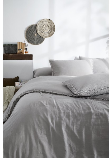 Sofia Çift Kişilik Lastikli Çarşaf Müslin Nevresim Takımı fiyatları