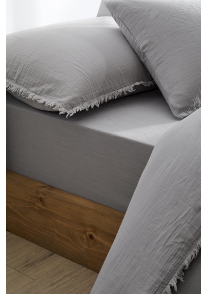 Sofia Çift Kişilik Lastikli Çarşaf Müslin Nevresim Takımı modelleri