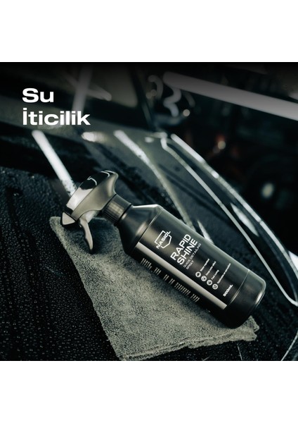 Rapidshine Araç Nano Detay Spreyi-Derin Renk Efekti-Showroom Parlaklığı-6 Ay Dayanım-500ml indirimleri