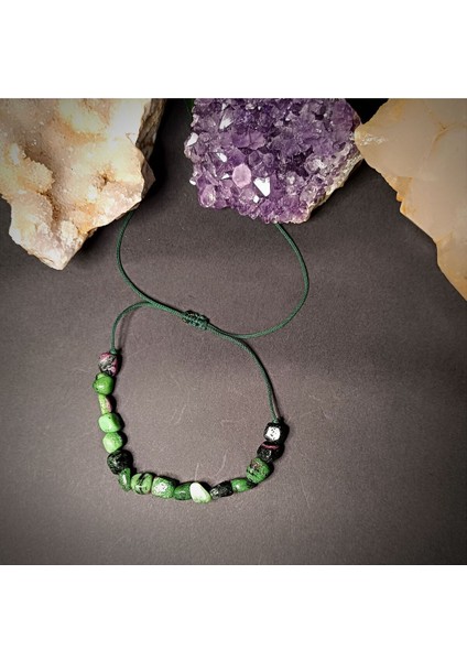 Renkli Doğal Taş Makrome Örgü Bileklik, Şık ve Özgün Tasarım. modelleri