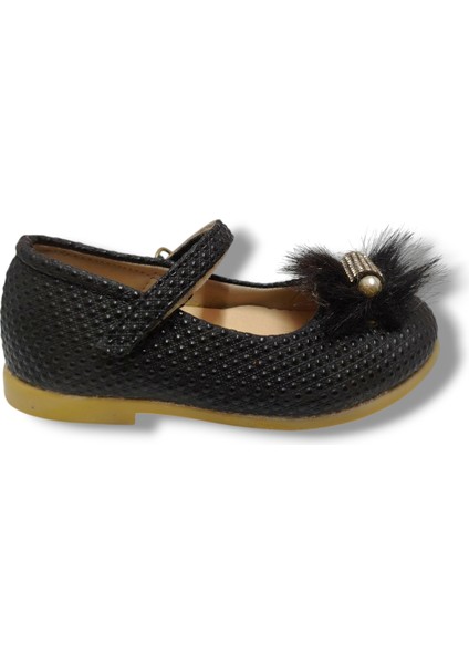 Bebek 3017-20 Baskı Deri Tüylü Kız Çocuk Babet fiyatları