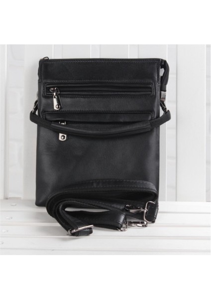 Hakiki Deri Çapraz Askılı Körüklü Şık Çanta, Şıklığınıza Tarz Katar.