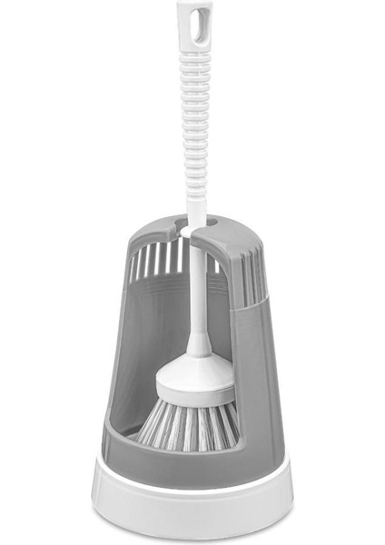 3’lü Wc Tuvalet Temzilk Seti, Klasik Wc Fırça Takımı + Maşrapa 1,5 Lt + Sessiz Wc Kapağı Seti Gri modelleri