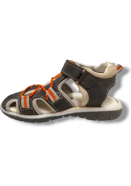 Smallfootss 3012-20 Cırtlı Erkek Çocuk Sandalet Füme Turuncu 21-25 modelleri