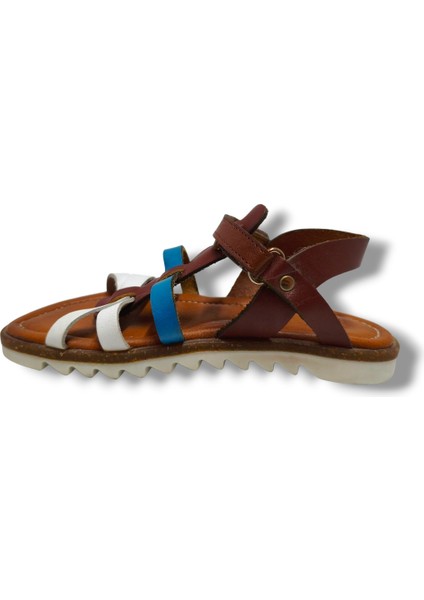 Bağcı 3015-20 Çapraz Şeritli Cırtlı Kız Çocuk Sandalet modelleri