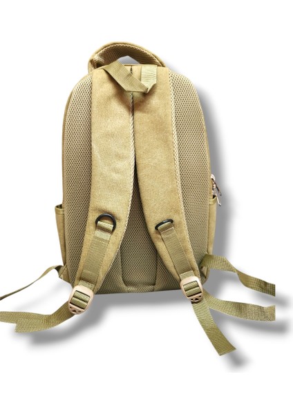 307-25 Kanvas Kumaş Laptop Bölmeli Okul ve Günlük Sırt Çantası modelleri