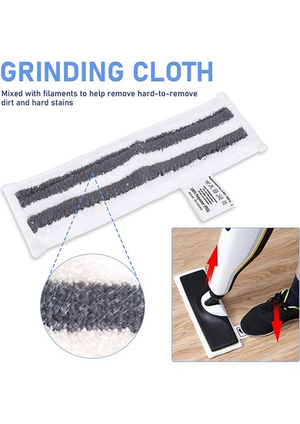 12 Parça Mikrofiber Bez Seti, Buharlı Temizleyici Easyfix Sc2 Sc3 Sc4 Sc5 Için Aksesuar Uyumlu (Yurt Dışından) modelleri