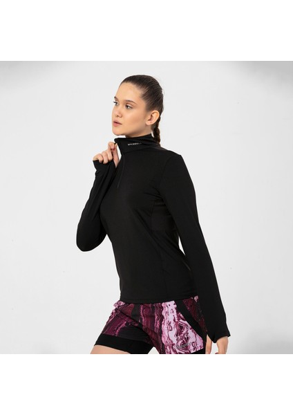 Tiptop Kadın Siyah Tişört