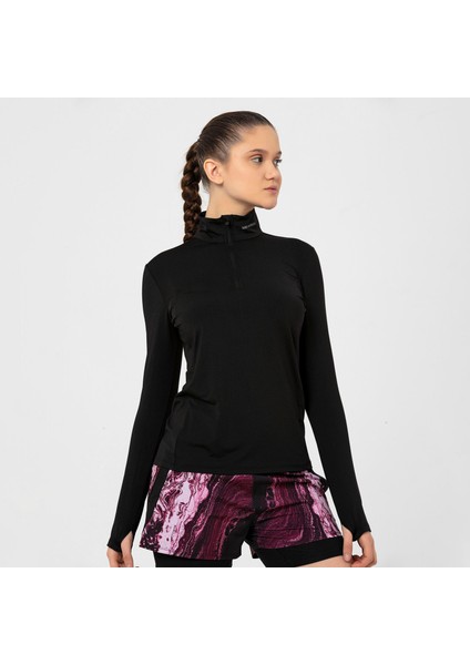 Tiptop Kadın Siyah Tişört