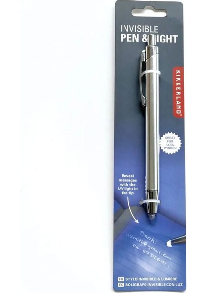 Mor Işıklı Görünmez Mürekkepli Kalem