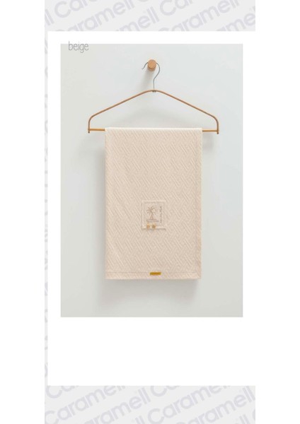 My Baby Kumsal Bebek Battaniyesi Yeni Sezon Penye ve Yumuşak Dokulu 80X90 Naturel 1612