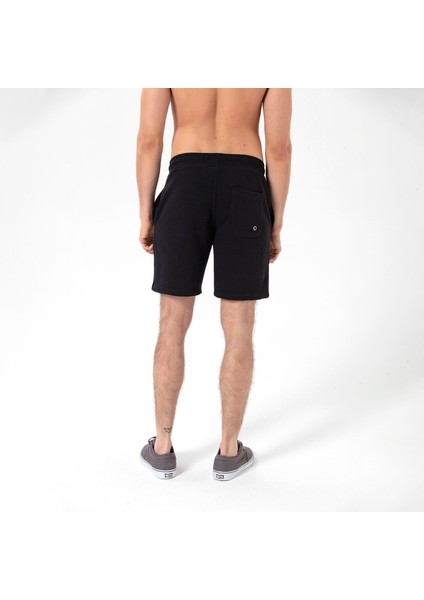 Sonic Şort Erkek Siyah Günlük Şort RFSONIC22-10010