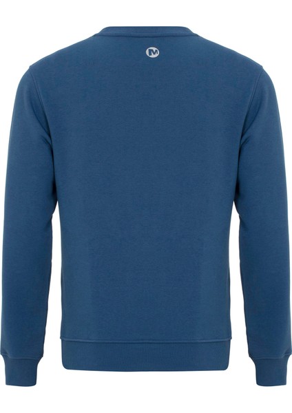 Simple Erkek Mavi Sweatshirt indirimleri