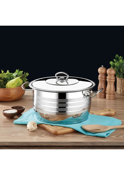 Flavia Çelik Derin Tencere 28X17 cm - 10.5 Litre fiyatları