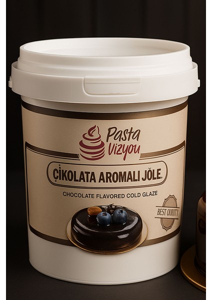 Çikolata Aromalı Soğuk Pasta Jeli - Jölesi- 500G fırsatları