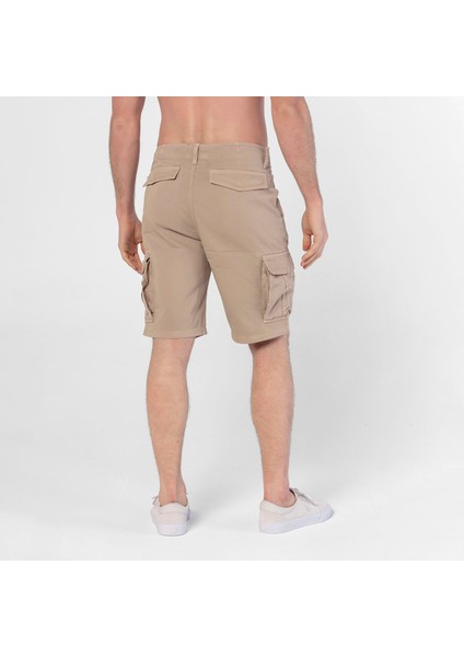 Erkek Kargo Şort Clints Kum