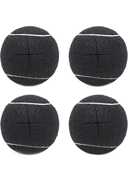 4 Adet Mobilya Ayakları ve Zemin Koruma Ayakları Için Tenis Topları Evrensel Önceden Kesilmiş Kayma Topları, Ağır Hizmet Tipi Uzun Ömürlü (Yurt Dışından)