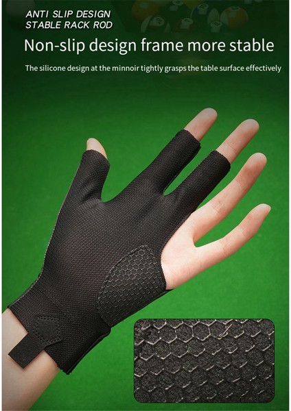 Kadınlar/erkekler Için Hızlı Kuruyan Nefes Alabilir Bilardo Eldivenleri Sol El (Yurt Dışından) indirimleri