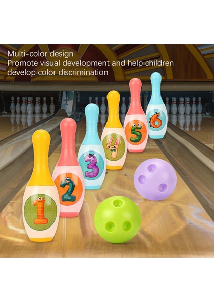 Çocuk Spor Oyuncakları Spor Ebeveyn-Çocuk Interaktif Kombinasyonu Set Çocuk Hediye Mini Bowling Topu C (Yurt Dışından) fırsatları