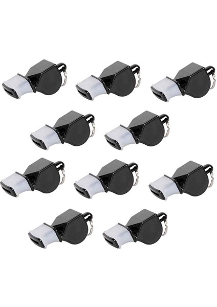 10 Adet Profesyonel Düdük Futbol Basketbol Hakem Düdüğü Açık Spor Yüksek Kaliteli Büyük Ses Düdük Çekirdeksiz (Yurt Dışından)