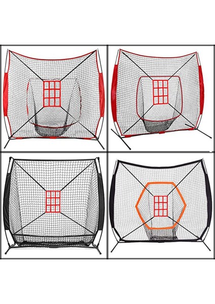 Taşınabilir Beyzbol Uygulama Net Vuruş Atış Vuruş Eğitim Net Beyzbol Backstop Net Beyzbol Aksesuarları Mavi (Yurt Dışından) modelleri