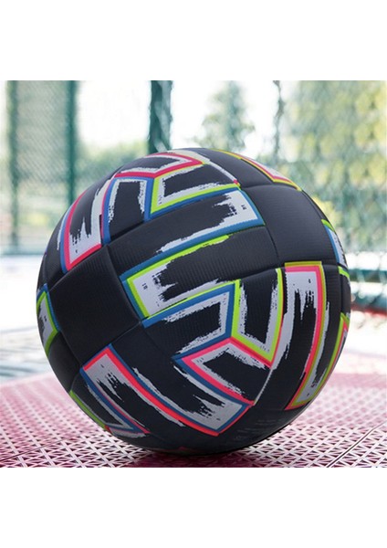 Futbol Topu Boyut 5 Siyah Pu Kaymaz Çim Futbol Yetişkin Iç Mekan Dış Mekan Aşınmaya Dayanıklı Pu Futbol Topu (Yurt Dışından) modelleri