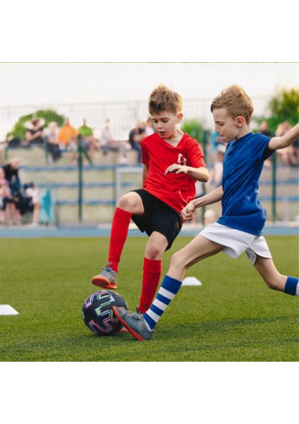 Futbol Topu Boyut 5 Siyah Pu Kaymaz Çim Futbol Yetişkin Iç Mekan Dış Mekan Aşınmaya Dayanıklı Pu Futbol Topu (Yurt Dışından) fırsatları