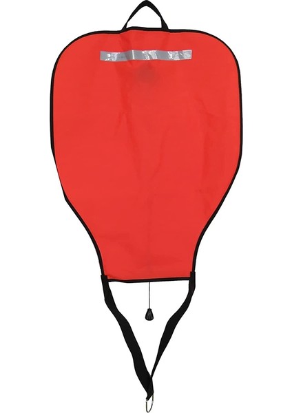 Tüplü Dalış Naylon Kaldırma Çantası, Açık Tabanlı Yüksek Görünürlüklü Yüzdürme Çantası, Kurtarma Çantası Şamandıra Şamandırası (Kırmızı) (Yurt Dışından)