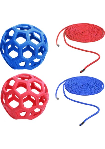 2 Paket At Ödül Topu Hay Oyun Topu, Keçi Hay Topu Asılı Besleme Oyuncağı Koyun At Keçi Besleyici ve Stresi Azaltma (Yurt Dışından)