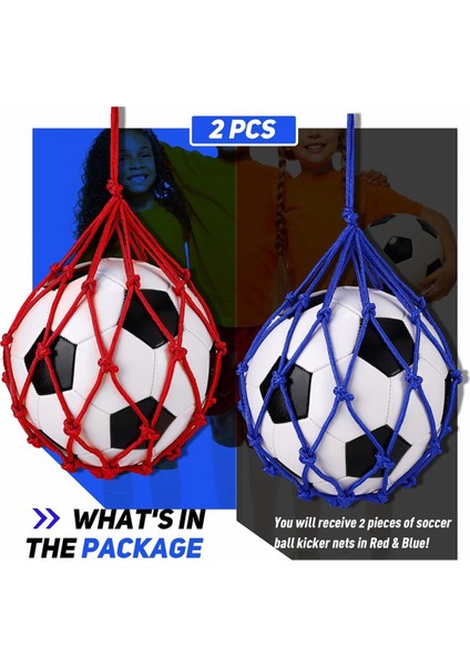 2 Adet Futbol Tekme Eğitmeni, Futbol Geri Dönüş Eğitmeni Ağı, Futbol Tekme Atma Solo Uygulama Eğitim Yardımı Mavi+Kırmızı (Yurt Dışından) indirimleri
