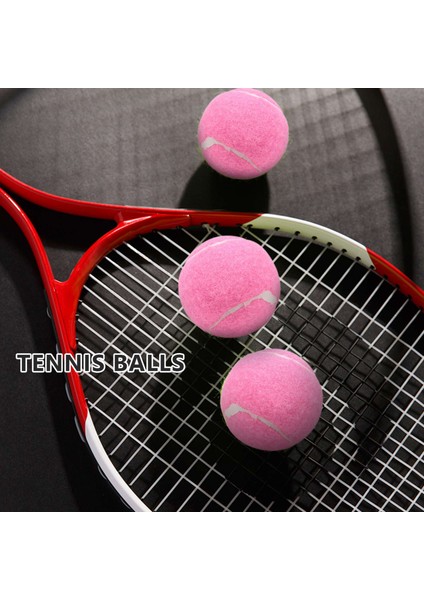 6 Adet Paket Pembe Tenis Topları Aşınmaya Dayanıklı Elastik Eğitim Topları 66MM Bayanlar Yeni Başlayanlar Için Uygulama Tenis Topu Kulübü (Yurt Dışından) fırsatları