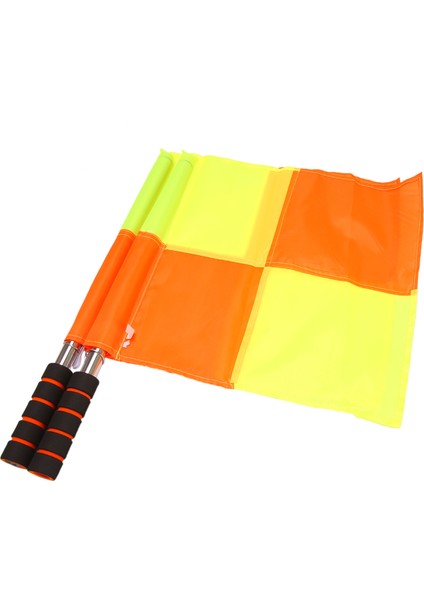 Taşıma Çantalı Futbol Hakem Bayrakları Futbol Hakemi Yan Hakem Yan Çizgi Adil Oyun Spor Maç Bayrakları Hakem Ekipmanları (Yurt Dışından)