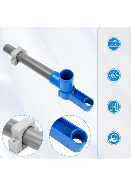 Havuz Tırmıkları, Skimmer'lar ve Ağlar Için Yer Üstü Havuz Skimmer Tutucu Braket Takımı Klips Bağlantısı (Yurt Dışından) modelleri