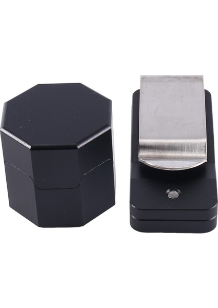 Bilardo Işaret Tebeşir Kutusu, Hafif Manyetik Aşınma Direnci Sekizgen Havuz Işaret Tebeşir Klipsi Bilardo Aksesuarları (Yurt Dışından)