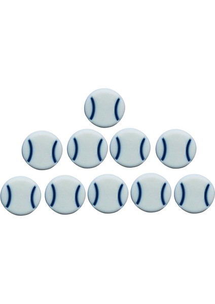 10 Adet Raket Anti Patinaj Silikon Kapalı Raket Açık Spor Tenis Amortisörü Titreşim Sönümleyici, Beyaz (Yurt Dışından)