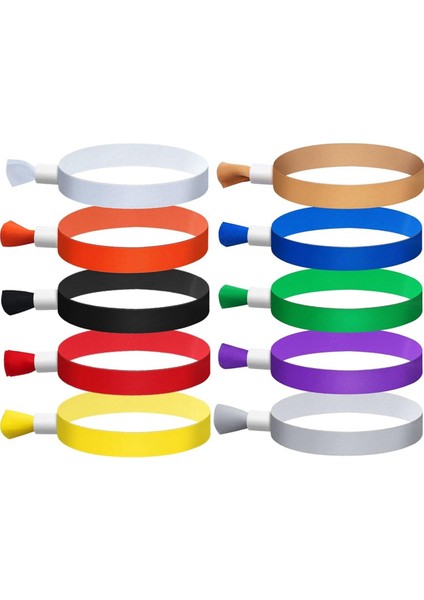 100 Adet Kumaş Etkinlik Bilekliği, Etkinlik Bilekliği, Etkinlikler Için Renkli Bilek Bantları, Hafif Konser Bilekliği Için (Yurt Dışından)