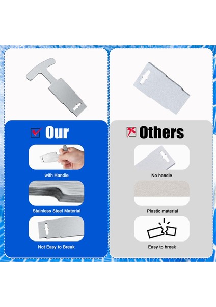 Havuz Tıkacı Çıkarma Aleti, Hydrostream Geri Dönüş Jet Bağlantısı Için Metal Havuz Göz Küresi Yuvası Çıkarma Aleti Havuz Aleti 1 Adet (Yurt Dışından) modelleri