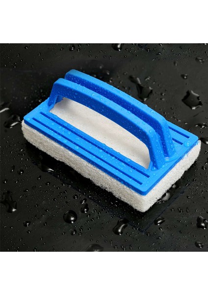 Paket El Tipi Havuz Ovma Fırçası, Temizlik Scrubber Için Ovma Ovma Sünger Pedi, Mutfak, Banyo Küveti, Duş Fayansı (Yurt Dışından)