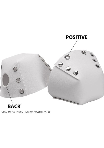 Çift Paten Burun Kapağı Muhafızları Koruyucular Delikli Pu Burun Kapağı Koruma Koruyucuları Çıkarılabilir Burun Durdurucuları (Yurt Dışından) fırsatları