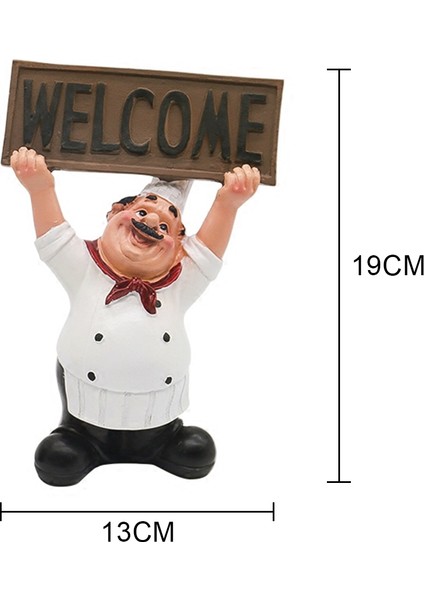 Yaratıcı Ev Hediye Şef Dekorasyon Şef Eller Yukarı Hoş Geldin Yazısı "hoşgeldiniz" Küçük Şef El Sanatları Ev Dekor Kahve Dükkanı (Yurt Dışından) fiyatları