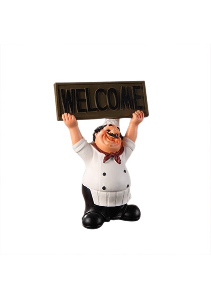 Yaratıcı Ev Hediye Şef Dekorasyon Şef Eller Yukarı Hoş Geldin Yazısı "hoşgeldiniz" Küçük Şef El Sanatları Ev Dekor Kahve Dükkanı (Yurt Dışından) modelleri