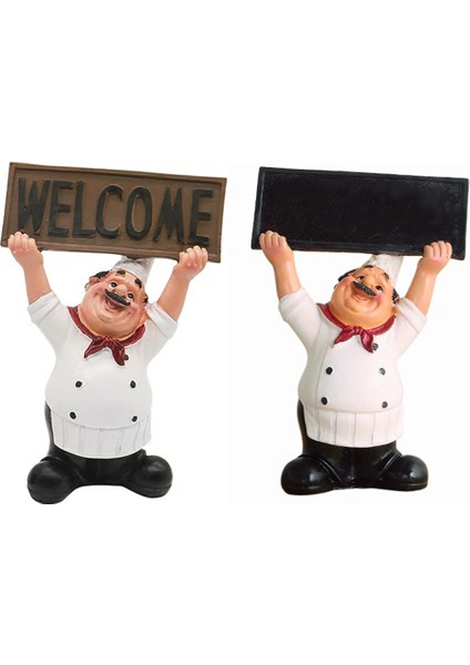 Yaratıcı Ev Hediye Şef Dekorasyon Şef Eller Yukarı Hoş Geldin Yazısı "hoşgeldiniz" Küçük Şef El Sanatları Ev Dekor Kahve Dükkanı (Yurt Dışından) fırsatları