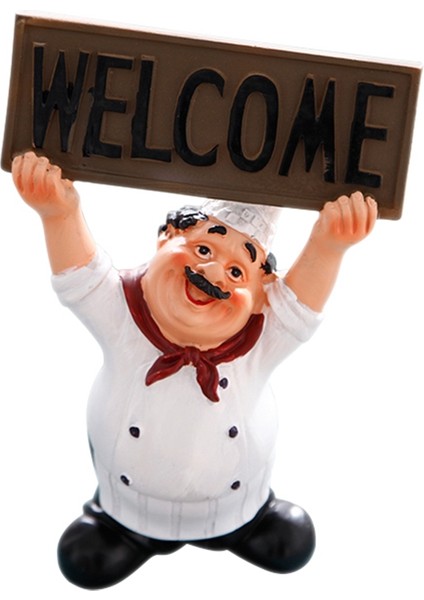 Yaratıcı Ev Hediye Şef Dekorasyon Şef Eller Yukarı Hoş Geldin Yazısı "hoşgeldiniz" Küçük Şef El Sanatları Ev Dekor Kahve Dükkanı (Yurt Dışından) indirimleri