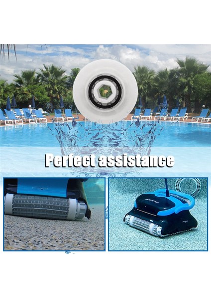 2 Kasnak Dişlisi ile 4 Paket Kılavuz Tekerleği Yükseltme, Parça Numarası 3884997-R6, Dolphin, Nautilus cc Plus Premier Için Yedek (Yurt Dışından) indirimleri