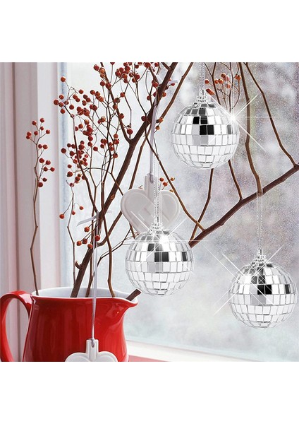 30 Adet Disko Ayna Topları 2 Inç Yansıtıcı Ayna Topu Asılı Top Noel Ağacı Partisi Ev Dekorasyonu Için (Yurt Dışından) fırsatları