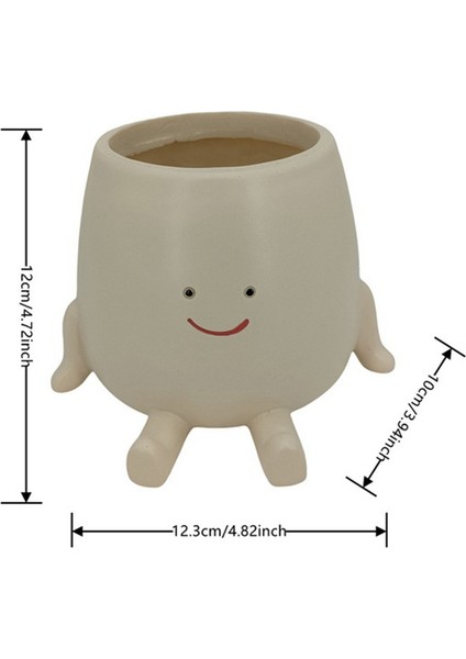 Gülümseme Yüz Saksısı Iç Mekan Dış Mekan Bitkileri Için Komik Saksı Sevimli Baş Saksıları Dekoratif Benzersiz Yüz Saksısı A (Yurt Dışından) fiyatları